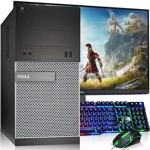 Dell MT Desktop Gaming PC i5-2nd 16GB 1TB SSD 22" LED NVIDIA GTX 1660s Windows11 - Picture 1 of 7
