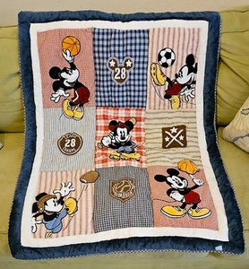 Mickey Mouse Vintage Sports - Baby Bedding Set for Crib / Nursery - Picture 1 of 6