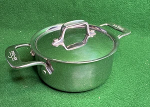 All-Clad Edelstahl Kokette mit Deckel 0,5 Quart. Einzelne Auflaufform - Bild 1 von 6