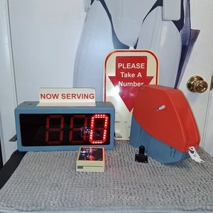 Pro-Lite Take-A-Number System 3 Digit Used READ - Picture 1 of 12