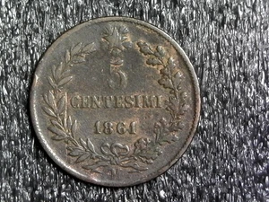 Italia 1861, 5 Centesimi italianos (z702) - Imagen 1 de 2