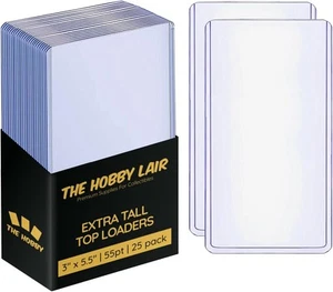 Tallboy Toploader Extra Alto y Grueso Compatible con Pokemon Sellado Transparente - Imagen 1 de 5