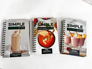 Clean Simple Eats Meal Plan Exercise Guide Book Lot Protein Plant Fall Summer - Bild 1 von 16