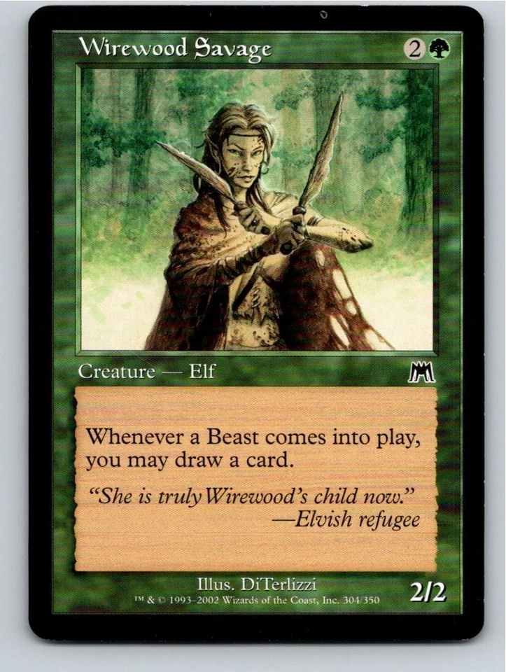 Magic the Gathering Wirewood Savage Onslaught MTG Free Shipping! - Image 1 of 1