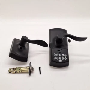 Schlage FE595PLY620Acc Plymouth Tastatur Zugang Flex-Schloss, Antik Zinn *OHNE SCHLÜSSEL* - Bild 1 von 3