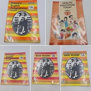 5 x alte englische Lehrbücher gedruckt in SINGAPUR PEP & Academia 1980er - Bild 1 von 17