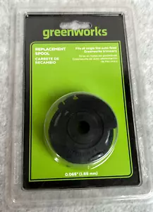 GreenWorks OEM Trimmer Replacement Spool Single Line 0.065" #29092 New - Picture 1 of 5