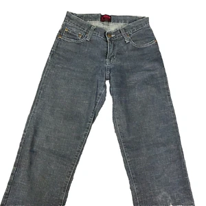 Lee Jeans Bumsters Womens Size 8 Dark Blue 100% Cotton Denim Straight Casual - Picture 1 of 19