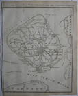 Insel Walcheren Middleburg Niederlande  Kupferstichkarte 1808 Holland