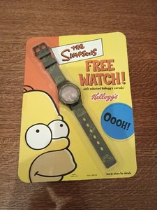 The Simpsons Kelloggs Cereal Promotional Digital Watch - Picture 1 of 3