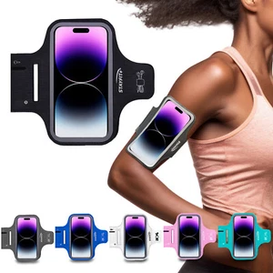 Running Sports Armband Fitness Holder Phone Gym Exercise Pouch Bag Key Case - Picture 1 of 15