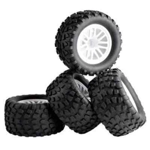 1/10 RC Rubber Sponge Tires Tyre Rim Wheel 125*70mm For Monster Truck HSP HPI - Picture 1 of 37