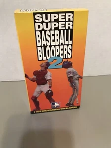 VHS Super Duper Baseball Bloopers 2 - Major League Baseball Video - Picture 1 of 6