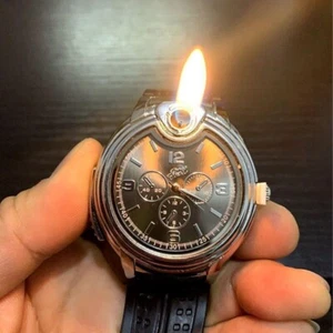 Cigarette Watch Lighters Cool Unique Cigar Gas Lighter Watch for Men Xmas Gift - Picture 1 of 4
