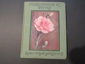Carnations and pinks-present day gardening Vintage Book - Picture 1 of 5