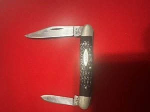 Vintage Case XX USA Folding Pocketknife 2 Blade 2 Dot #06247 Pen Red Bone - - Picture 1 of 11
