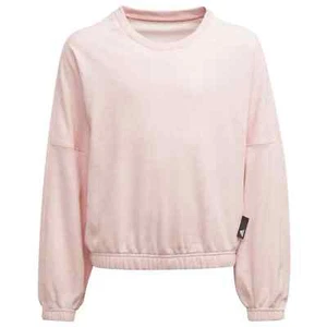 ADIDAS Lounge Crew Teen Girls Sweatshirt Jumper Pink Age UK 13-14 Years NEW - Picture 1 of 4