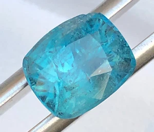 2.4 CT Natural Cut Paraiba Like Color Tourmaline Loose Gemstone From Afghanistan - Picture 1 of 16
