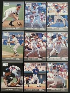 1991 FLEER ULTRA Baseball Cards.  # 1-250.  You Pick to Complete Your Set.