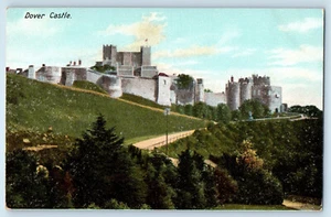 DoverEngland Postcard Great Britain Dover Castle c1910 Photochrome Tuck Art - Picture 1 of 2