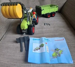 Playmobil 5121 Tractor Agrícola con Remolque Casi Completo Con Instrucciones - Imagen 1 de 10