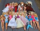 Fashion Doll Lot Of 18 Barbie And Other Brands TLC For Parts Or Restoring