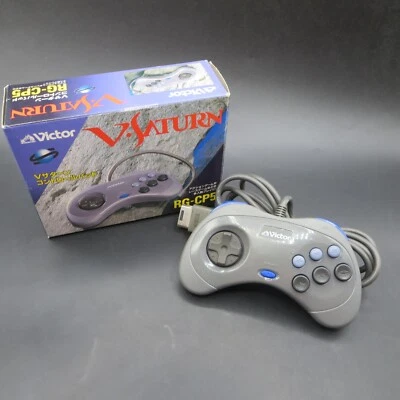 Sega Saturn Victor V Controller Pad Boxed RG-CP5 OEM Japan Made - Image 1 of 4