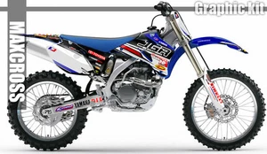 YAMAHA YZ250F YZ450F WR250F WR450F 2006 2007 2009 MAXCROSS GRAPHICS KIT DECALS22 - Picture 1 of 2
