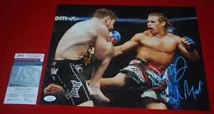 URIJAH FABER California Kid UFC MMA Signed 11X14 JSA Witnessed COA WW199689 - Picture 1 of 3