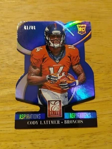 2014 Panini Elite Cody Latimer novato aspiraciones radiocontrol, 61/86, #122 - Imagen 1 de 2