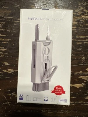 8in1 Multifunctional Cleaning Brush Earphone Keyboard Laptop Phone PC Monitor - Image 1 of 4