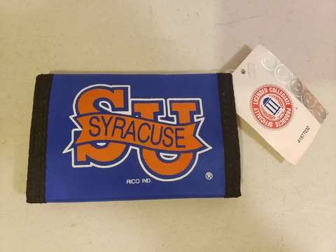 SYRACUSE University Orange Otto Nylon Wallet Licensed College Tri Fold Cover