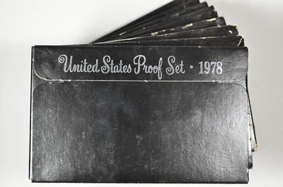1978 S US Mint Proof Sets with Proof Ikes Ten Set Lot OGP - Image 1 of 2