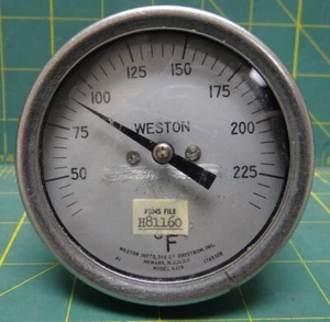 3" Weston Self-Indicating Thermometer 30-240 F Model 4320 - Picture 1 of 5