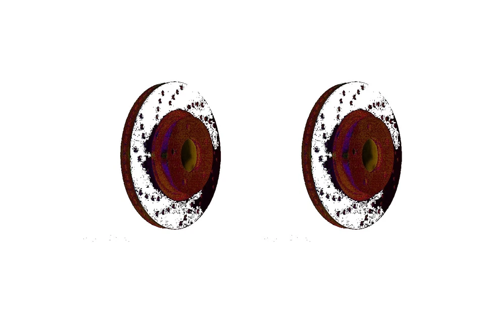 Par delantero de rotor de freno de disco Stoptech para Mercedes-Benz GL320 2007-2009 (45925) Foto 1 de 2