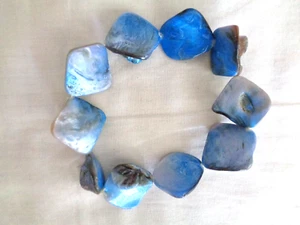 Bracciale conchiglia multicolore blu (#6276) - Foto 1 di 4