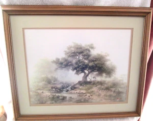 Dalhart Windberg Framed 1970 “Tranquility” / ~22.5x18-1/2 Framed/~16x12 Print - Picture 1 of 3