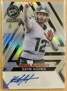 /25 Katin Houser AUTO HOLO 2024 Press Pass Premium #BA-KH1 Silver Reflector - Picture 1 of 2