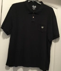 Mens Chaps 2X Bl, 100% Cotton, Collar, 2 Buttons, Front Pocket Shirt, Short Slee - Picture 1 of 5