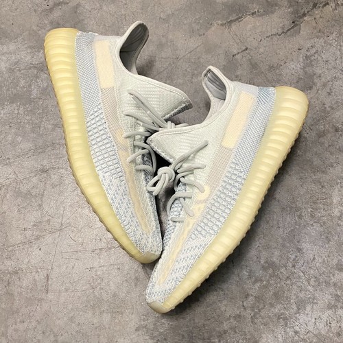 Taglia 11 5 Sneakers Adidas Yeezy Boost 350 V2 "Cloud White" FW3043 spedizione veloce!