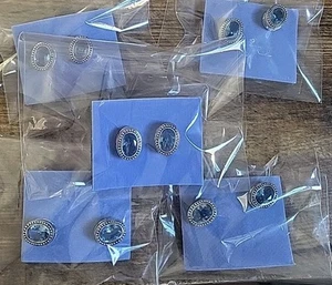 5 Pack- Decorative Oval Earrings for Pierced Ears AVON WITHOUT BOX - Picture 1 of 4