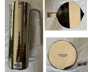 VINTAGE Waterford Marquis Pitcher Stainless Steel 72 oz. 11 in Tall New in Box - Picture 1 of 7