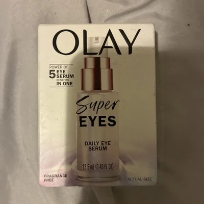 Olay Super Eyes Daily Eye Serum - 5 Eye Serum Benefits In One - ( 0.45 FL OZ ) - Image 1 of 2