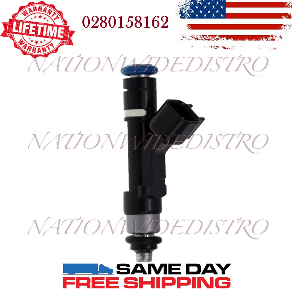 1x Injetores de combustível Bosch OEM para 2010 2011 2012 Ford Fusion 2.5L I4 0280158162 - Imagem 1 de 4