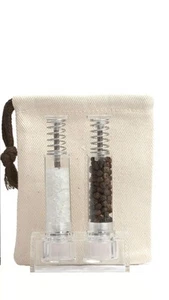 Travel Salt And Pepper Grinder Set, Original Pump & Grind Salt and Pepper Pus... - Bild 1 von 6