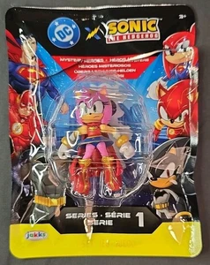 DC X Sonic The Hedgehog Mystery Heroes Figura AMY come Wonder Woman 2,5” Nuovo Jakks - Foto 1 di 5