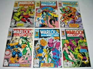 MARVEL WARLOCK & THE INFINITY WATCH - LOT of SIX (6) - ISSUES 8,9,12,13,14 & 15 - Bild 1 von 2