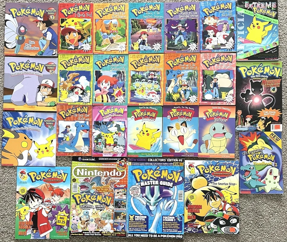 Pokemon Vintage books/comics - 1998 Onwards - You Choose - Scholastic - Viz + - Image 1 of 1