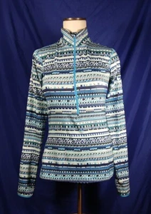 Nike Pro Dri-Fit Shirt 1/4 Zip Blau Langarm Damen Größe Small  - Bild 1 von 7