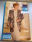Butterick Pattern 3124 Ms SEE & SEW EZ Tapered Dress & Unlined Jacket